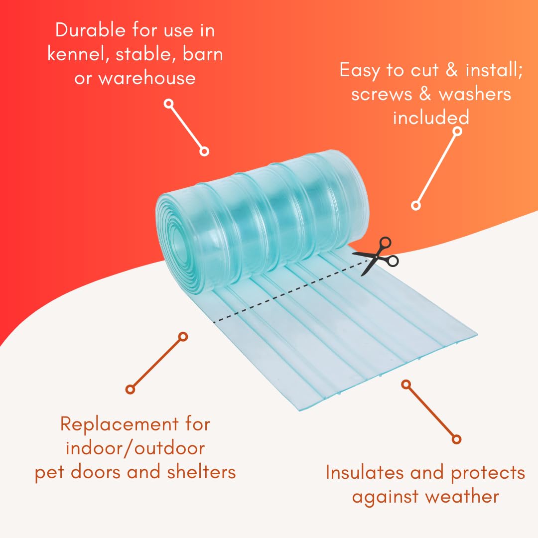RIMCROW Reemplazo de Solapas de Vinilo para Puertas de - Imagen 4