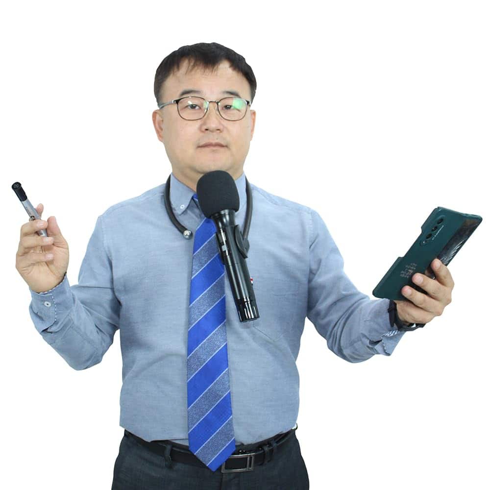 Soporte de micrófono de collar JL (Negro) - Imagen 5