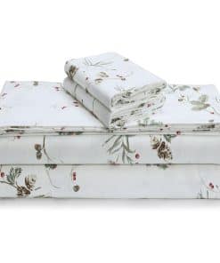 Juego de sábanas de franela 100% algodón Queen Tribeca