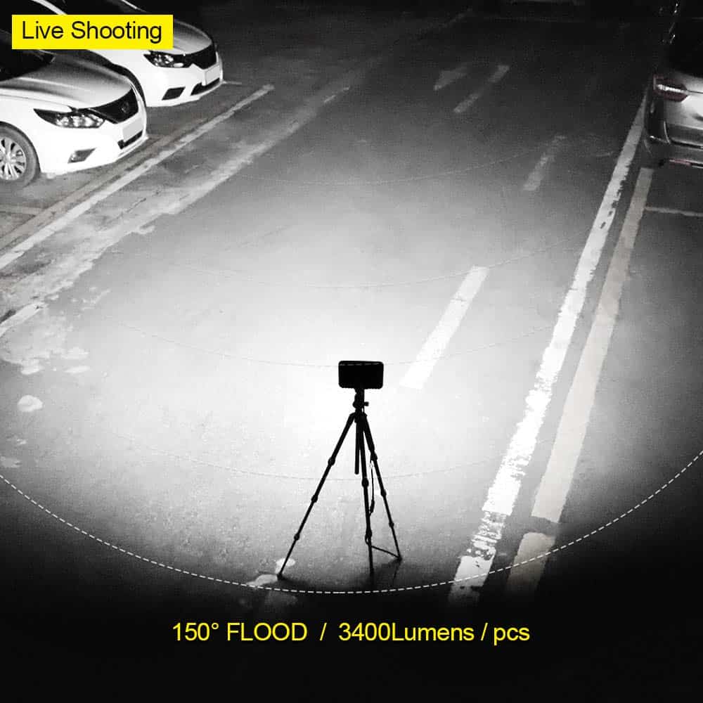 Exzeit 80W Luz de Trabajo LED con Cable, Haz de Inundación - Imagen 6