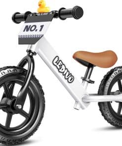 Bicicleta de Equilibrio para Niños LEDIVO de -Blanco