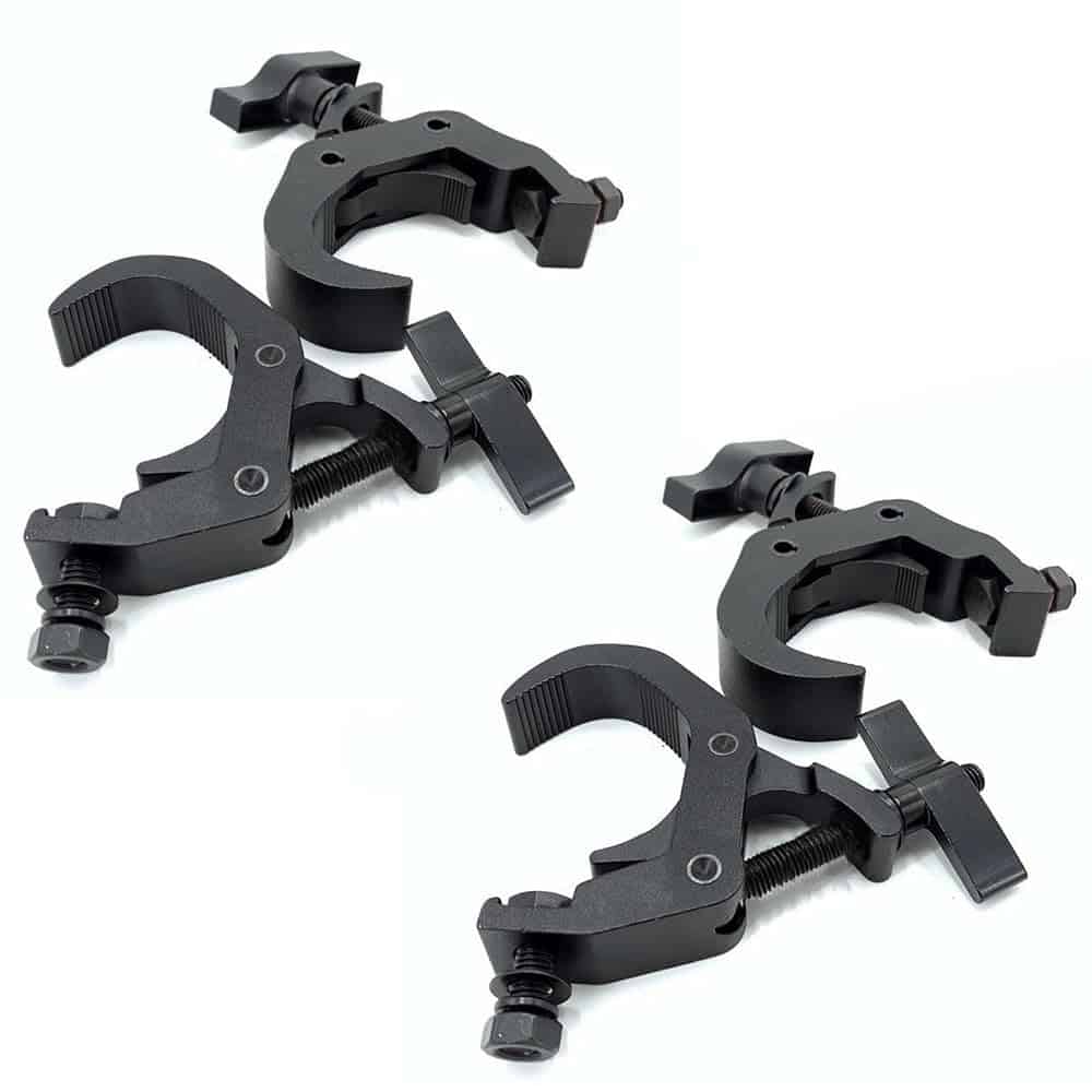 4 Pack de Ganchos de Abrazadera para Iluminación de