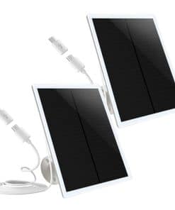Panel Solar Cargador de Cámara de 2 Pack 5V 6W 2.6W para