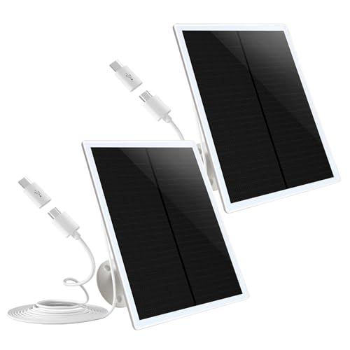 Panel Solar Cargador de Cámara de 2 Pack 5V 6W 2.6W para