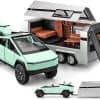 Set de Modelo de Remolque RV y Pickup 1/32, Vehículo