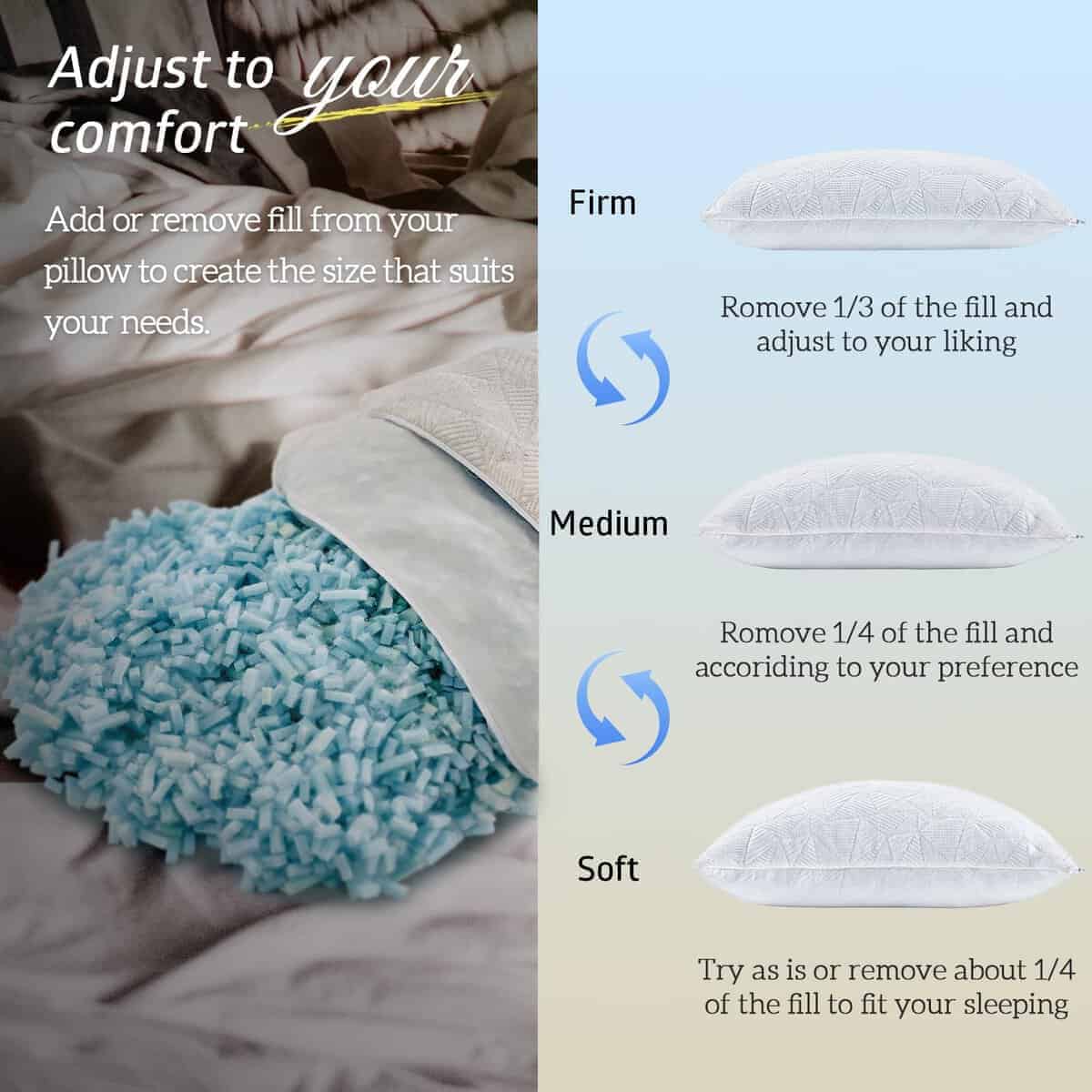 Almohada Estándar de Gel para Enfriamiento BETU, Almohada - Imagen 6