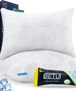 Juego de 2 almohadas de enfriamiento BETU tamaño Queen,