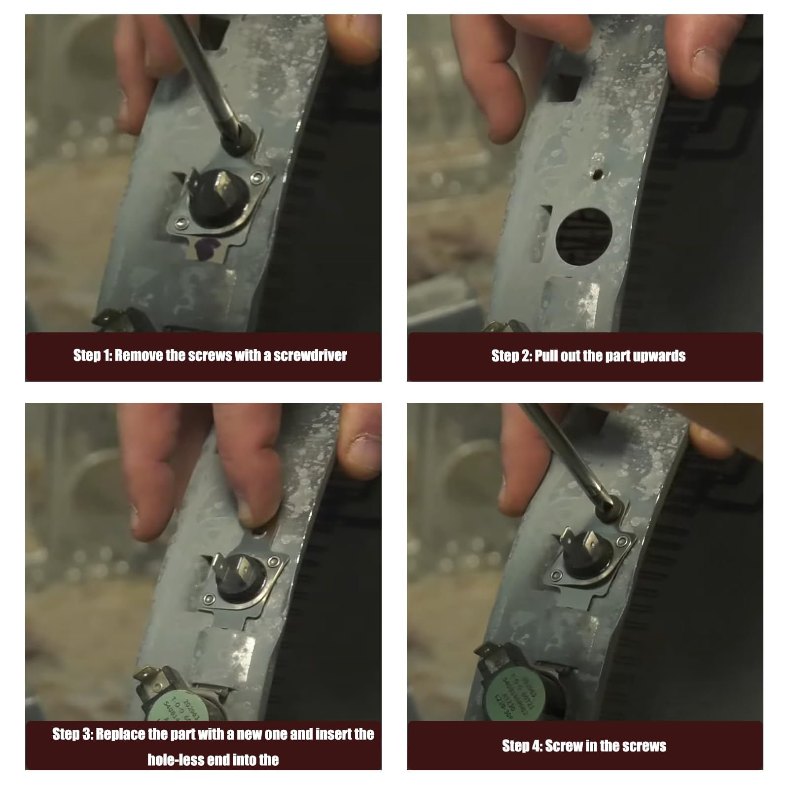 WE4M398 Termistor de Control de Entrada para Secadora GE - - Imagen 3