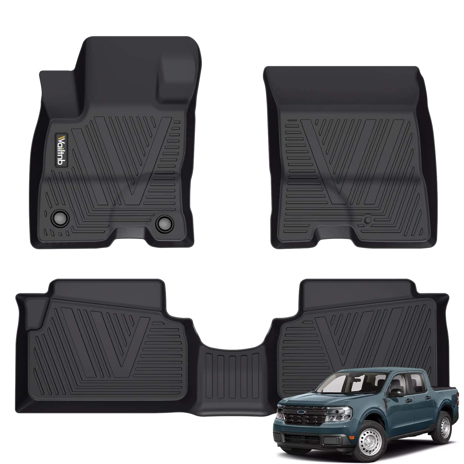 Tapetes para piso de automóvil Wailtnb para Ford Maverick