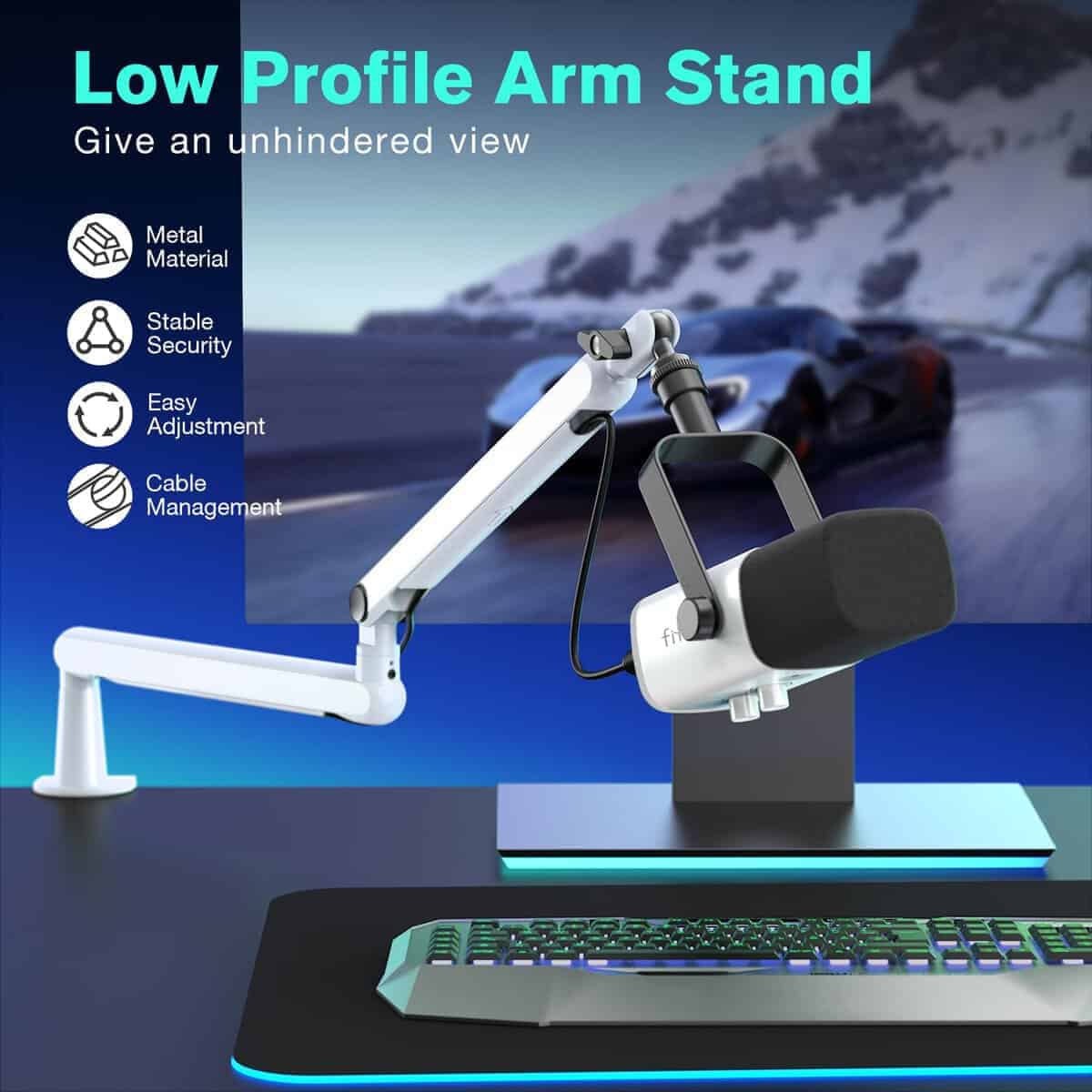 Soporte de Brazo de Micrófono Boom FIFINE, Soporte de Brazo - Imagen 3