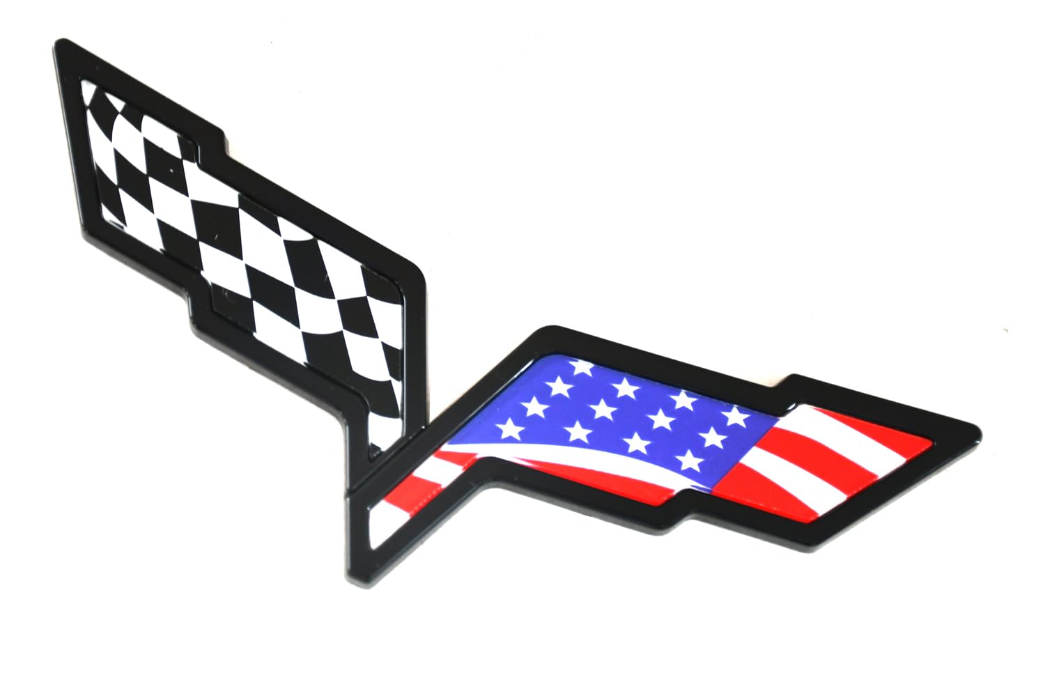 2 Pcs Front Hood & Rear Fascia Emblemas de Cruce de - Imagen 4