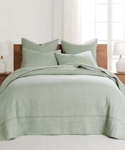 Levtex Home - Juego de Colcha de Punto de Cruz Desert Sage