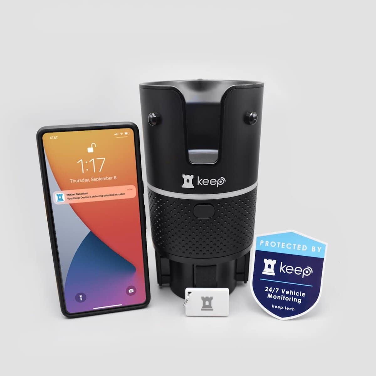 Alarma para Auto Keep - 4G/LTE, Anclaje Antirrobo y