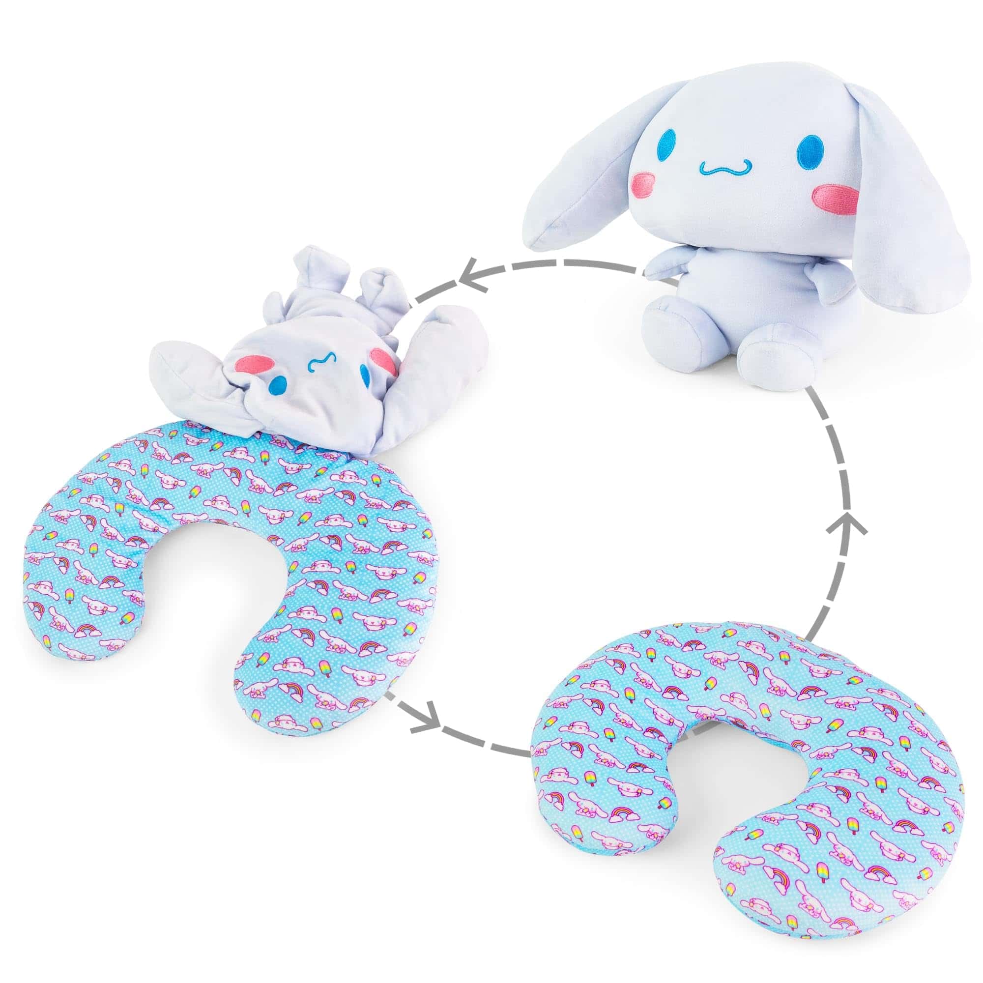 Almohada de cuello reversible para adultos de Sanrio
