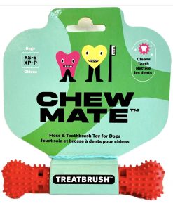 Juguete masticable Chewmate Treatbrush para perros -