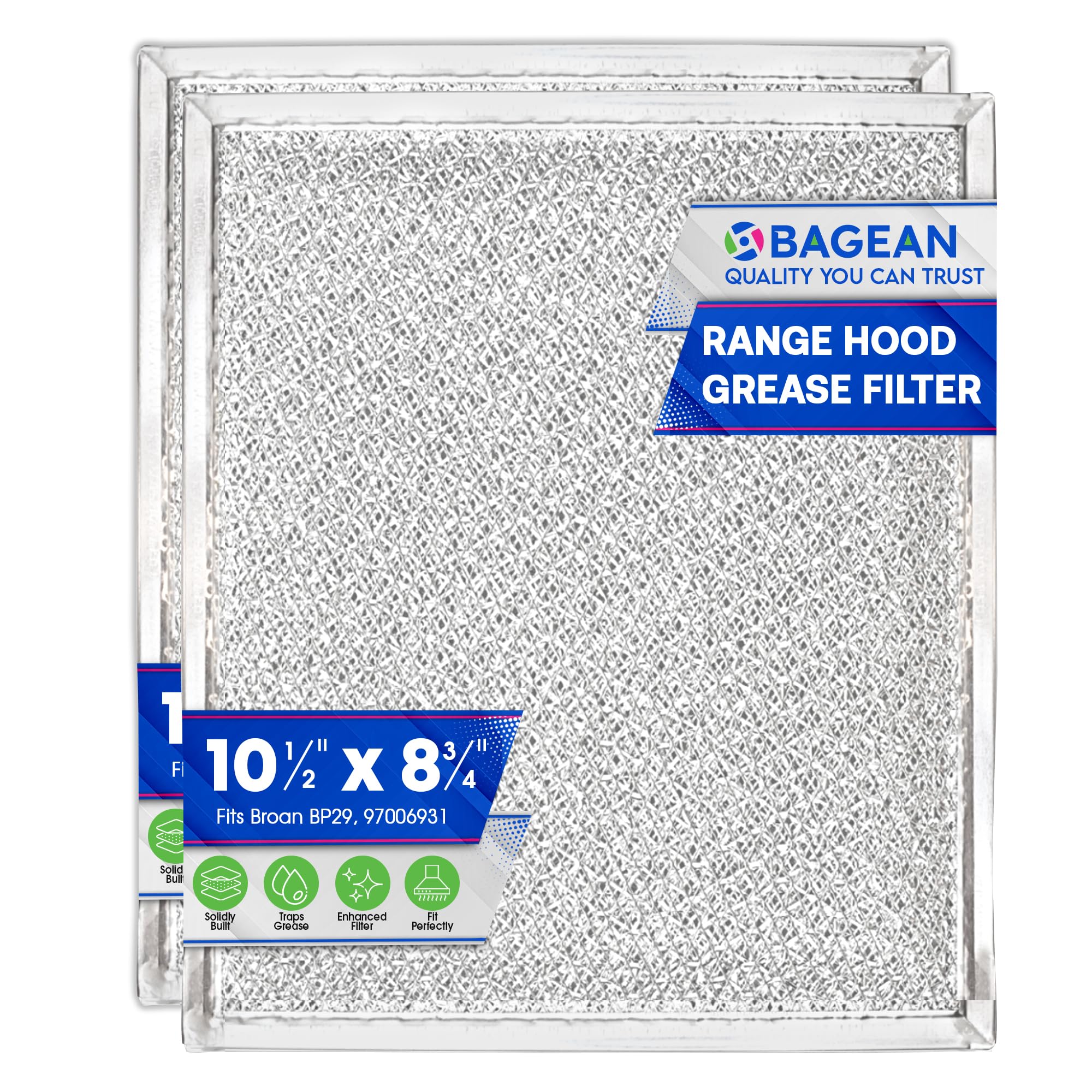 Filtro de campana de cocina de repuesto para Broan BP29