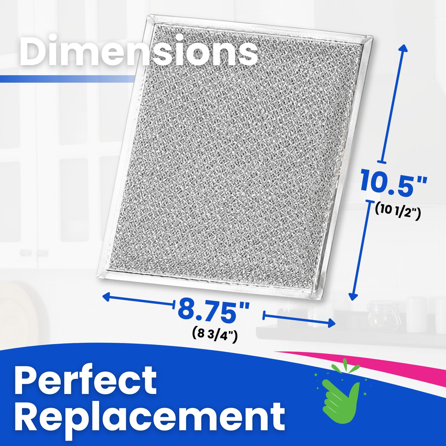 Filtro de campana de cocina de repuesto para Broan BP29 - Imagen 4