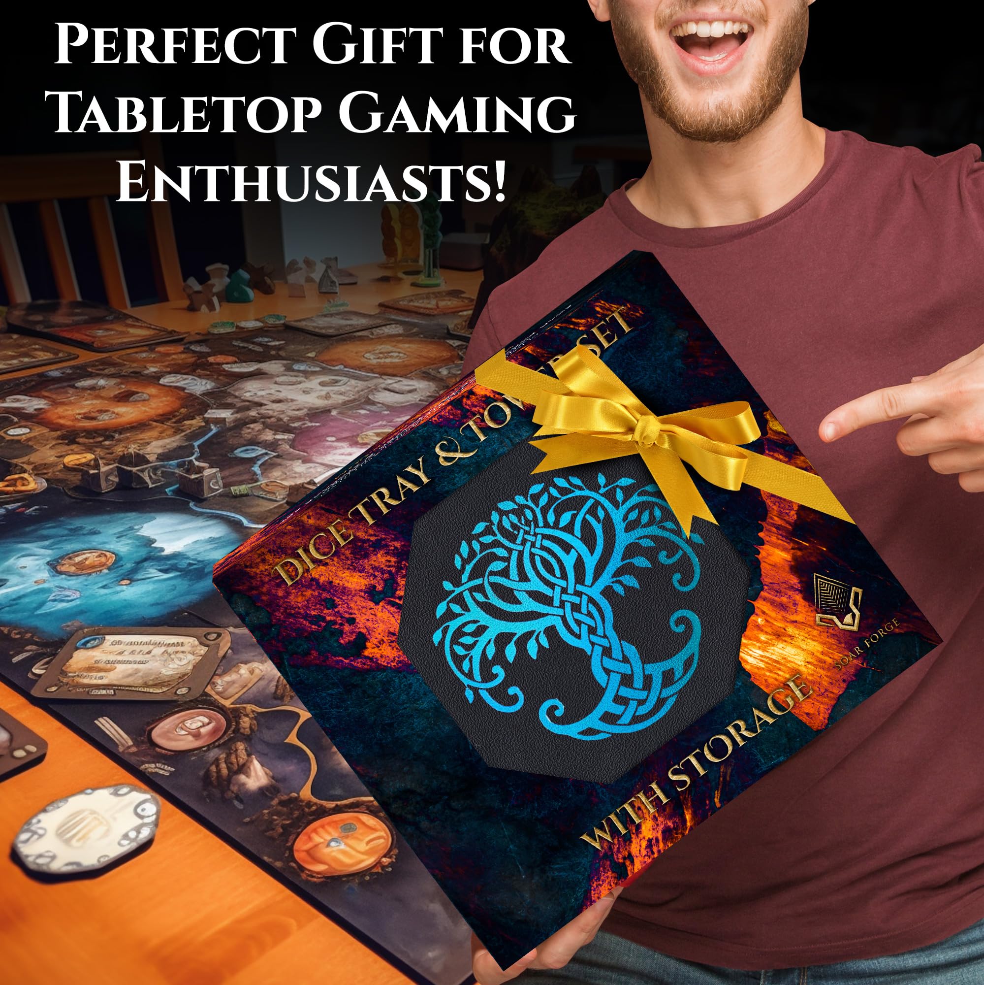 Bandea de Dados y Torre de Dados para DND - Bandeja Todo en - Imagen 8