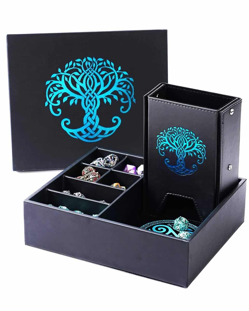 Bandea de Dados y Torre de Dados para DND - Bandeja Todo en