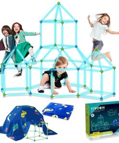 Kit de Construcción de Fortalezas 9IUoom para Niños 160 Pcs