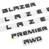 Paquete 5Pc de Emblemas 3D para Blazer Premier AWD