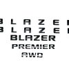 Juego de 5 Emblemas 3D Blazer Premier AWD 2019-2022 en