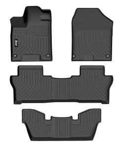 Tapetes de piso IKON MOTORSPORTS 3D TPE, Compatible con