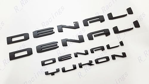 Conjunto de 4 Emblemas Denali Yukon para Puerta de - Imagen 3