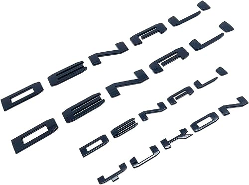 Conjunto de 4 Emblemas Denali Yukon para Puerta de