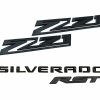 Kit de 4 Piezas Silverado RST Z71 Emblema Placa Insignia
