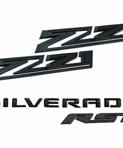 Kit de 4 Piezas Silverado RST Z71 Emblema Placa Insignia