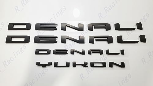 Juego de 4 Emblemas Denali Yukon para Puerta Trasera y - Imagen 4