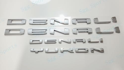 Juego de 4 Emblemas Denali Yukon para Guardabarros Puerta - Imagen 6