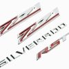 Kit de 4 Piezas Emblema Silverado RST Z71 Insignia