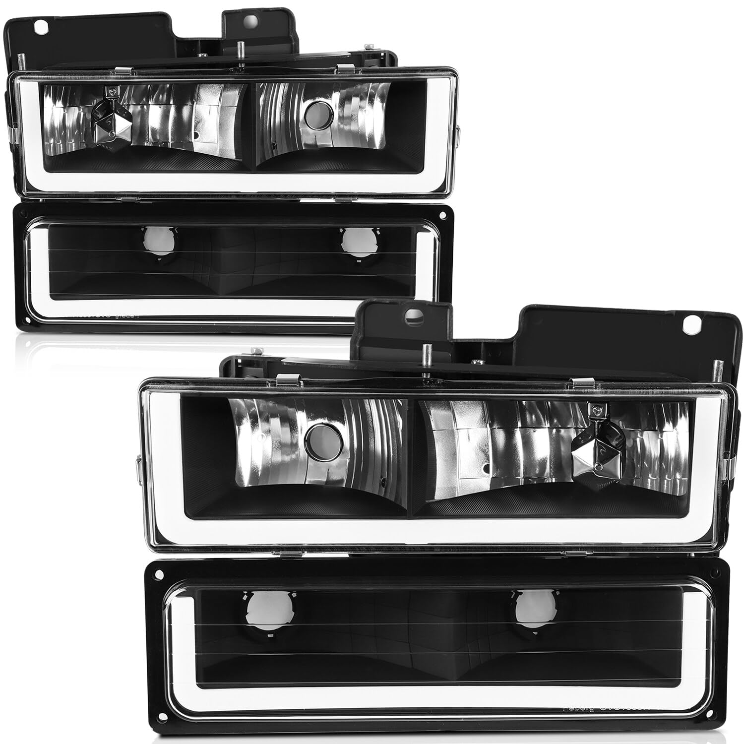 Faros SCITOO para GMC C1500/C1500 Suburban 1997, para GMC