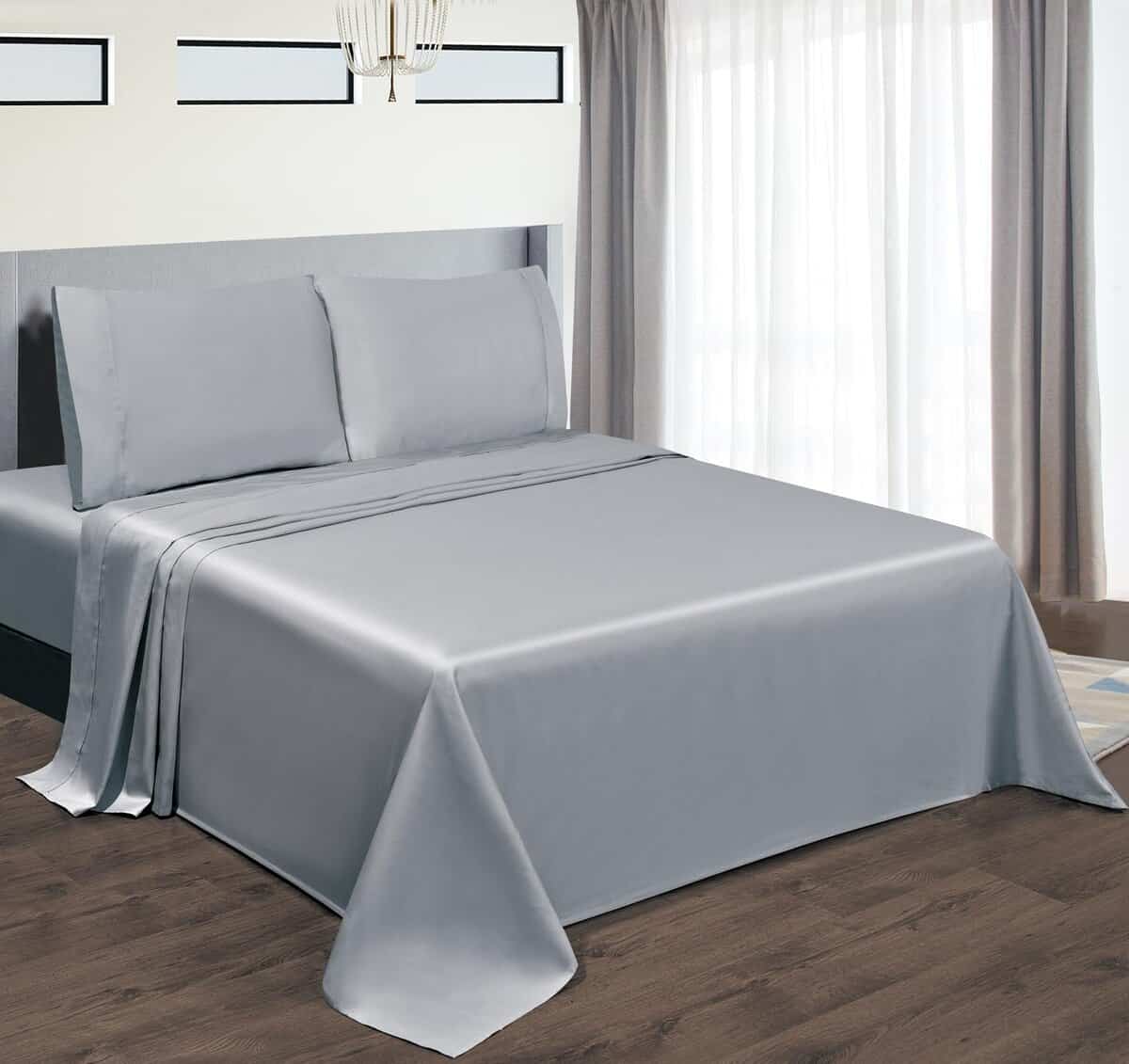 Juego de Sábanas Shunjie.Home 4 Piezas, 600 TC 100% Algodón - Imagen 7