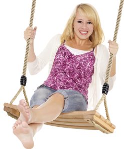 Asiento de Columpio de Madera AnExer para Árbol Juego de