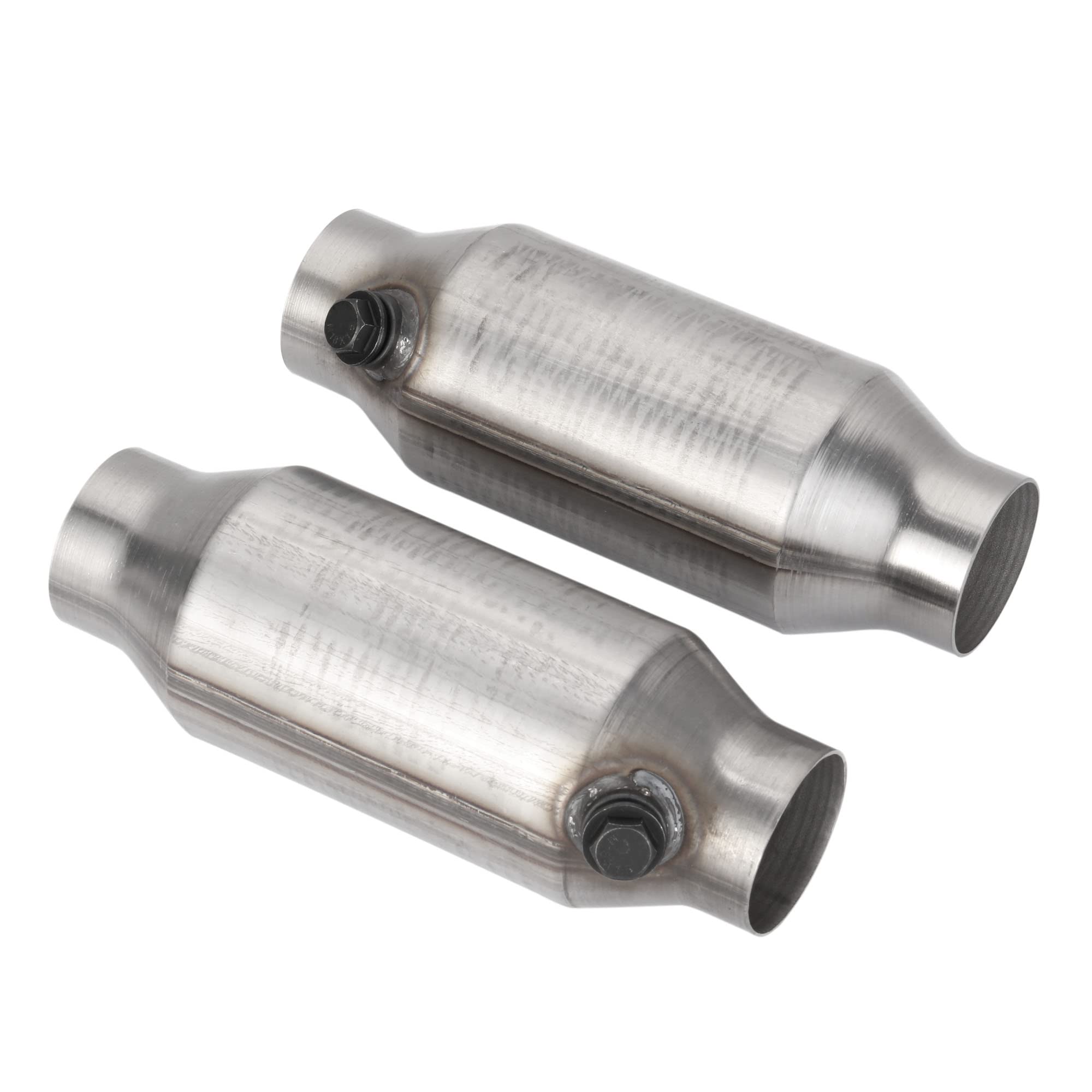 2pcs 2.5" Catalizador Universal de Alto Flujo de Acero - Imagen 5
