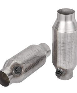 2pcs 2.5" Catalizador Universal de Alto Flujo de Acero