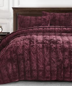 Juego de Colcha Chezmoi Collection Piers de Terciopelo