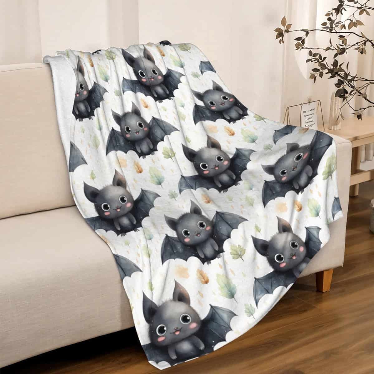 Manta de Murciélagos de Halloween Regalos Mantas Extra