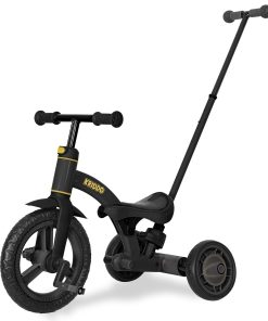 Triciclo para niños KRIDDO 4 en 1 para 1.5 -Negro