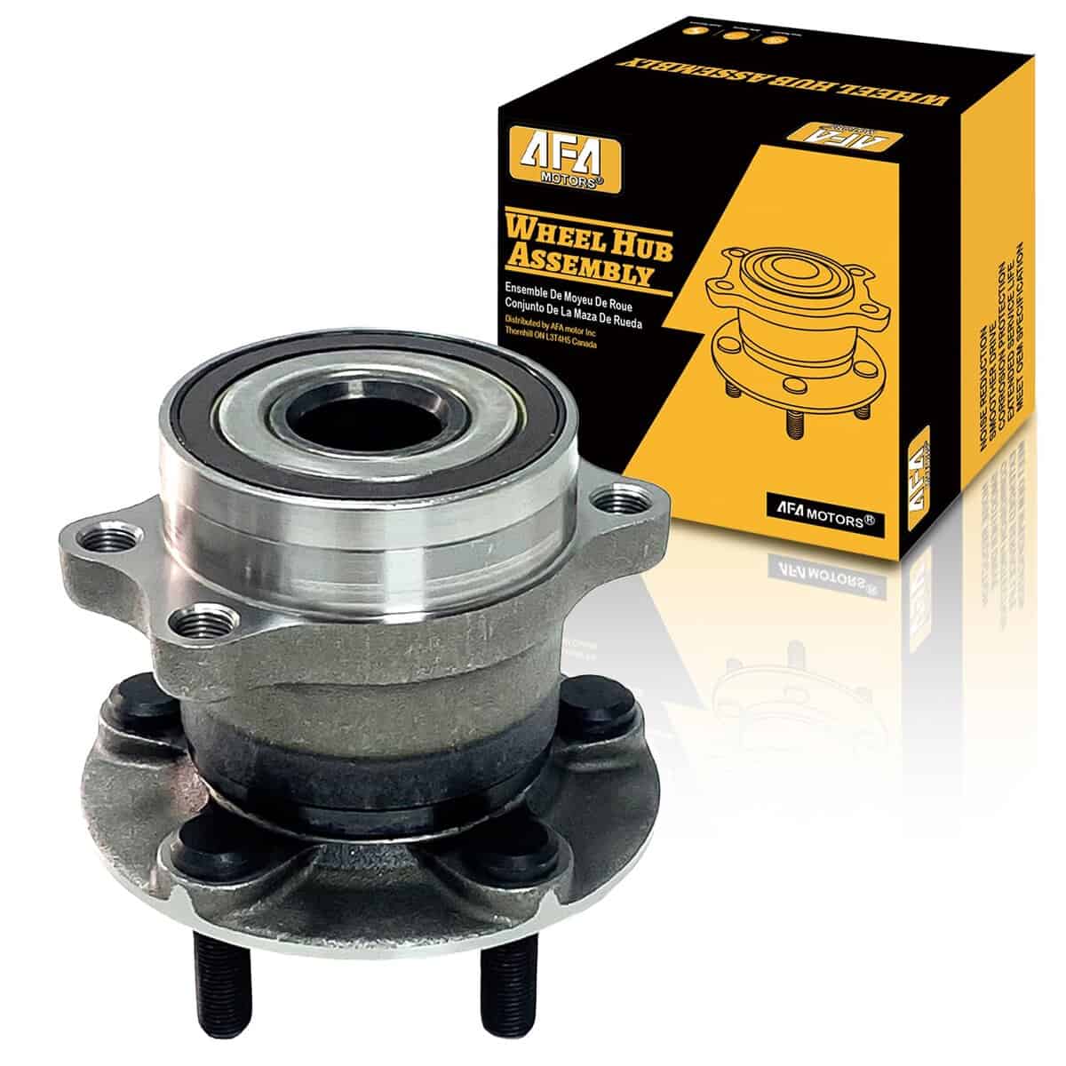 Ensamble de rodamiento y cubo de rueda trasera Afa Motors