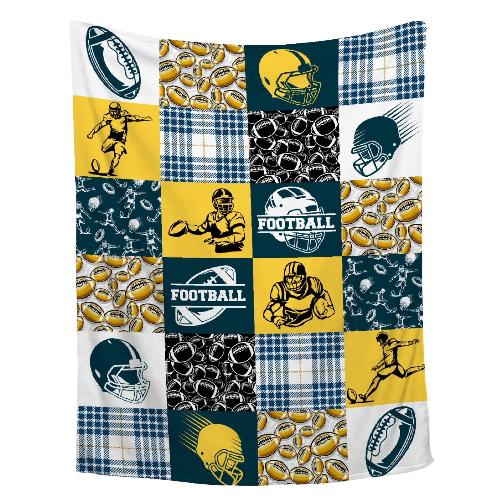 Manta de Fútbol Americano Suave y Acogedora Regalos de