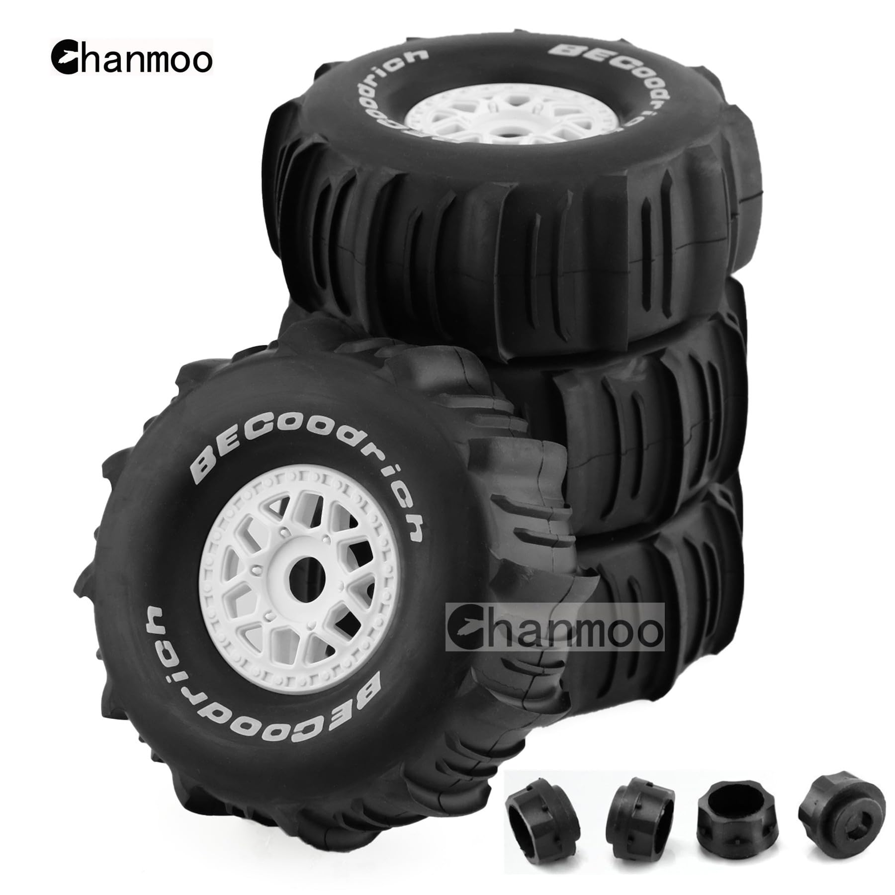 Llantas y ruedas para camión corto de carreras RC 1/7 1/8 - Imagen 10