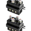 QWORK Solenoide Relay, Paquete de 2 12V 500A Rele de