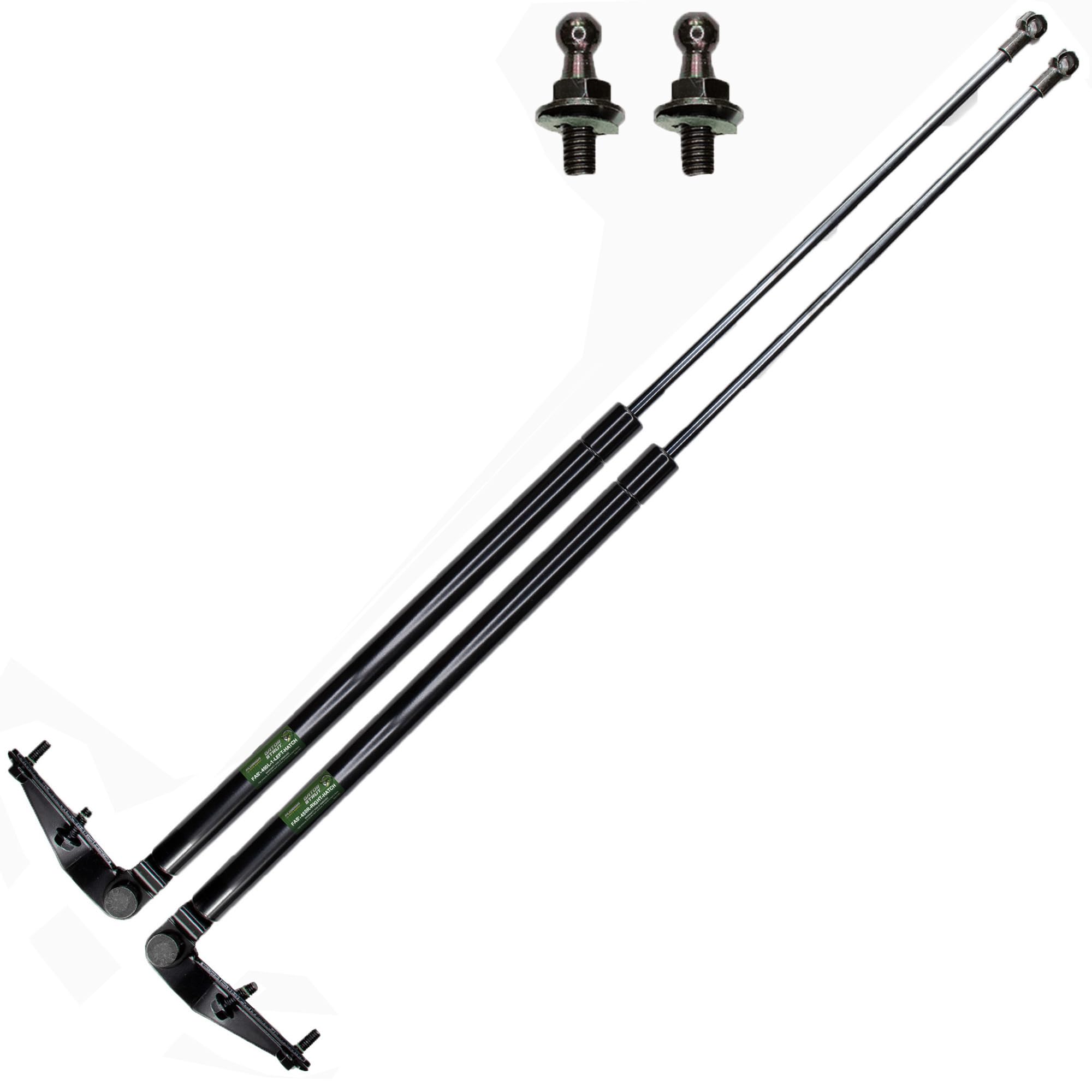 2 Soportes de Elevación para la Puerta Trasera, -Negro