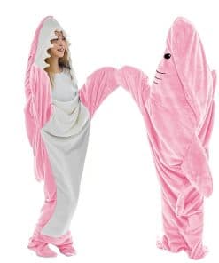 Manta Tiburón para Adultos y Niños - Manta con Capucha de