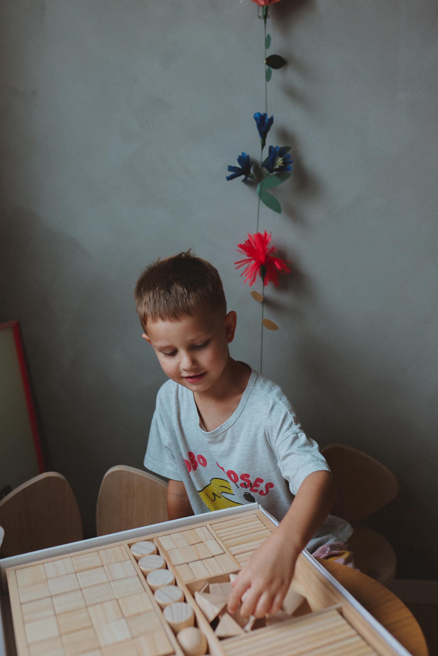 Bloques de Construcción Kinderfeets | 100 Bloques de Madera - Imagen 4