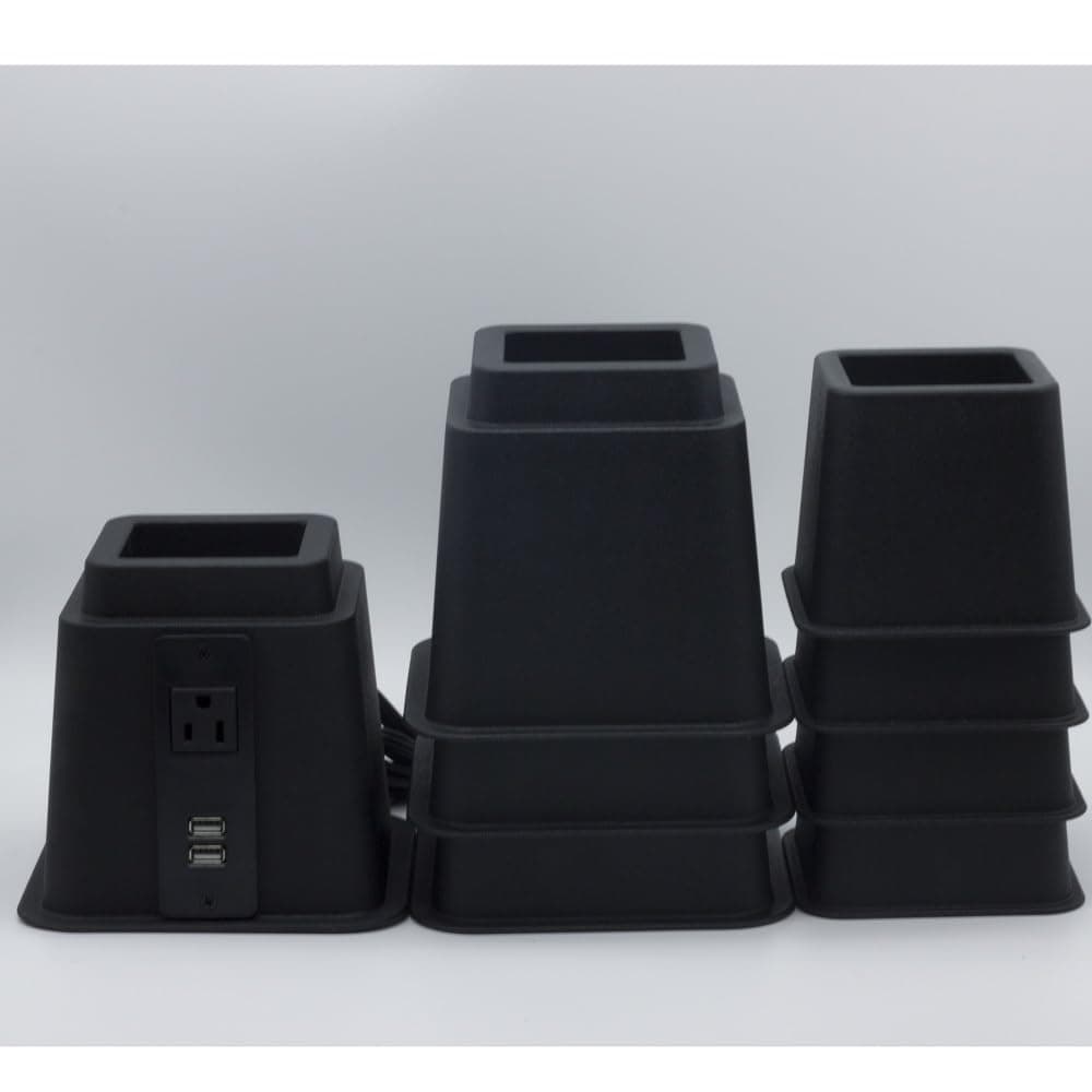 Elevadores para Cama HomeRoots Juego de 8 Resistentes - Imagen 3